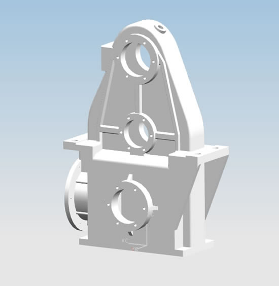 旋耕機(jī)箱體